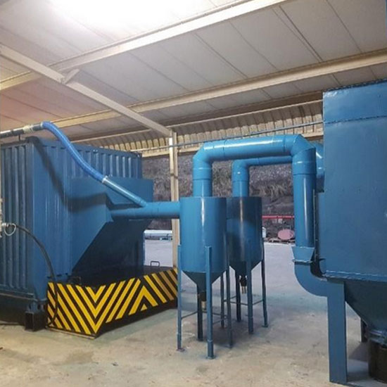 Shot Blasting Booth Side