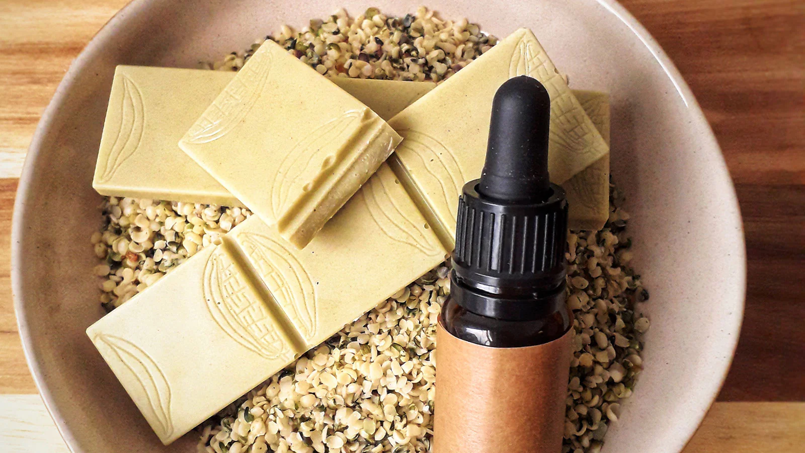 CBD infused Hemp-White Chocolate Bars